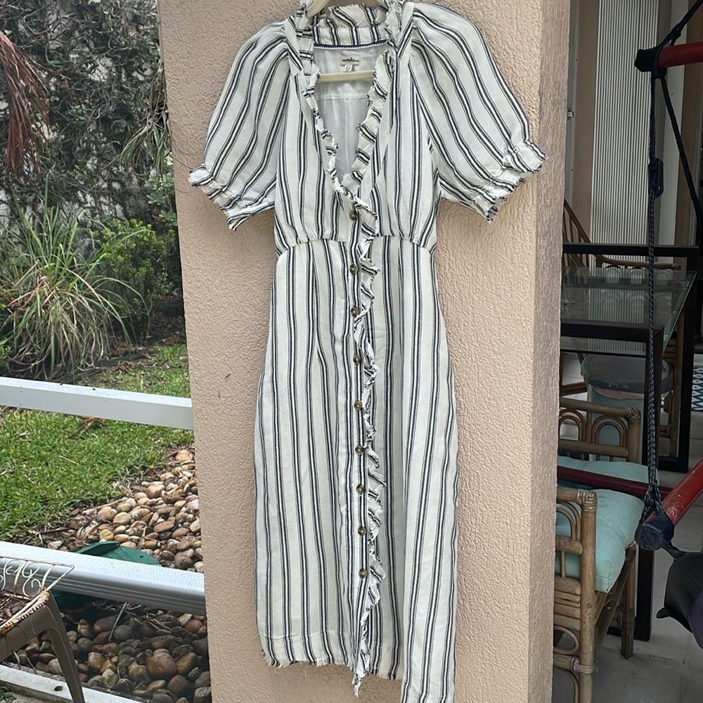 PILCRO ANTHROPOLOGY linen dress